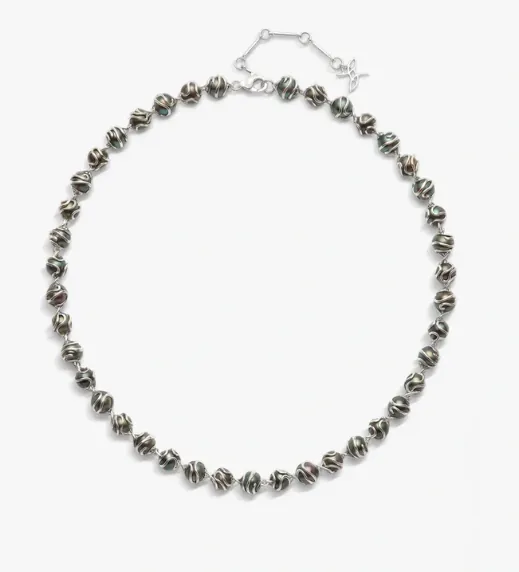 Damselfly Caged Pearl Necklace